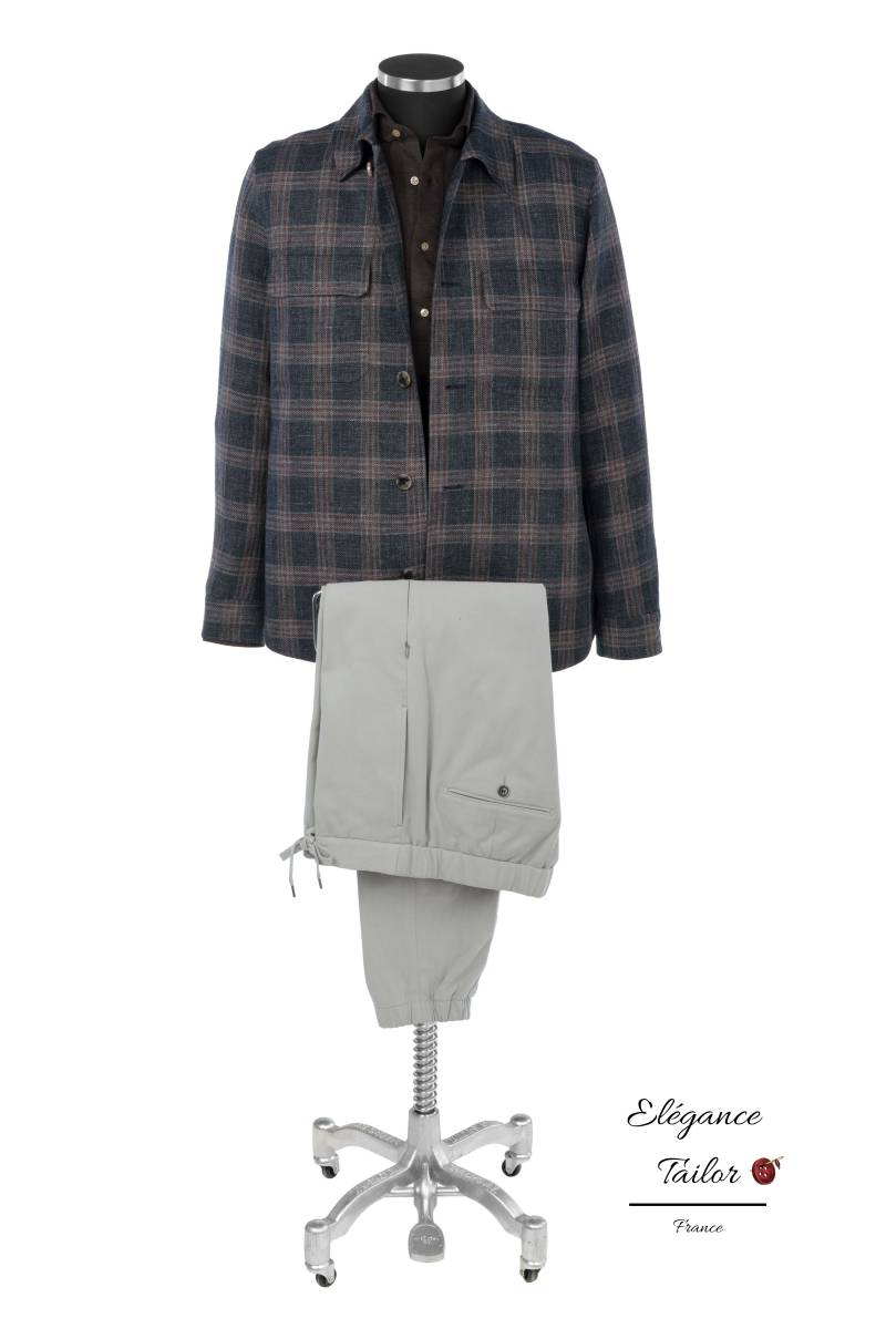 Tailleur pour la création d'un costume 3 pièces sur mesure Marseille