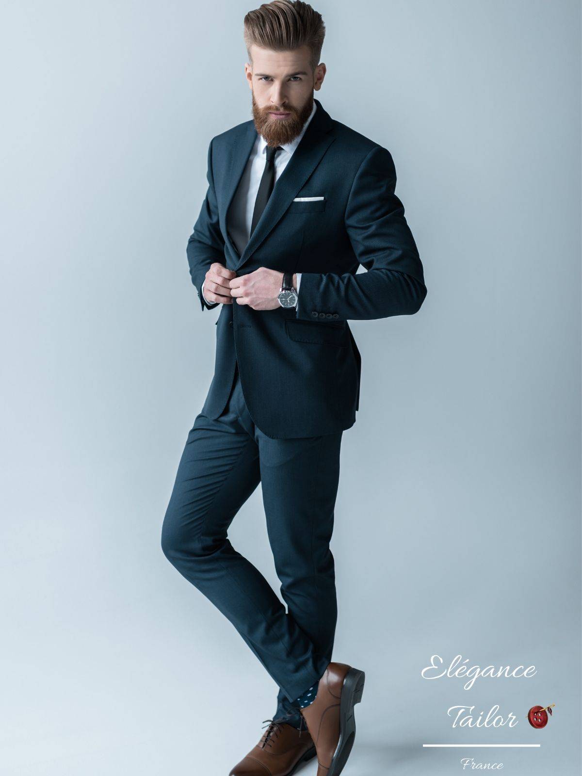 Costumes sur Mesure Classique style City & Business chez Élégance Tailor  à Toulon
