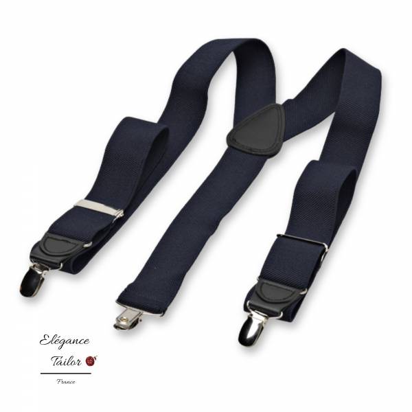 Bretelles Bleu Marine de chez Elégance Tailor Toulon
