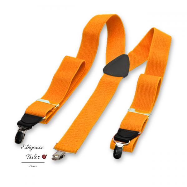 Bretelles Orange de chez Elégance Tailor Toulon