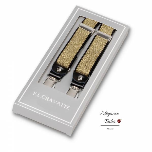 Bretelles Femmes Or Scintillante de chez Elégance Tailor Toulon