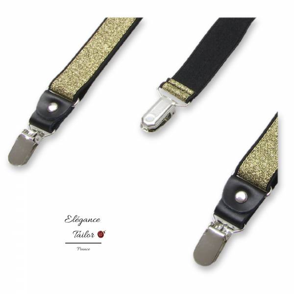 Bretelles Femmes Or Scintillante de chez Elégance Tailor Toulon