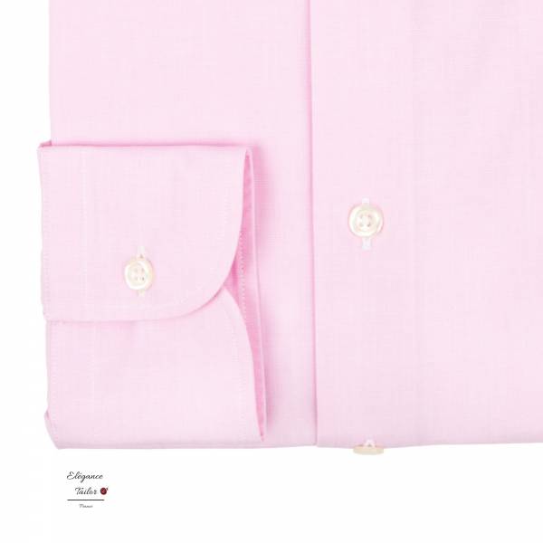 Chemise homme rose décontractée en coton Modèle 5065
