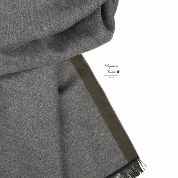 Écharpe Homme Verde Gris de chez Elégance Tailor Toulon
