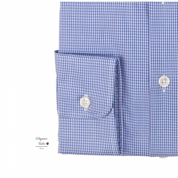 Chemise homme classique bleu à col italien Pack Premium Modèle 5110