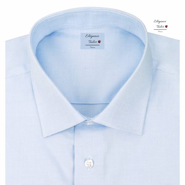 Chemise homme bleu clair coton haut qualité Pack Premium Modèle 5111