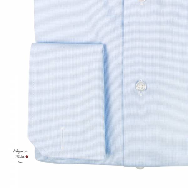 Chemise homme bleu clair coton haut qualité Pack Premium Modèle 5111