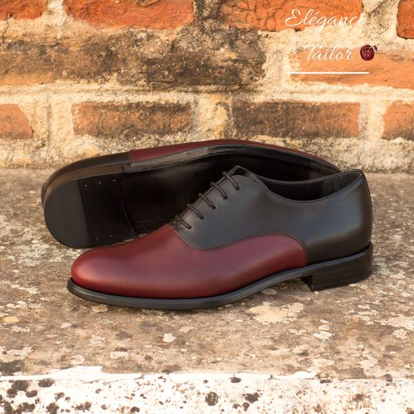 Richelieus pour femmes noir et bordeaux de chez Elegance Tailor Toulon