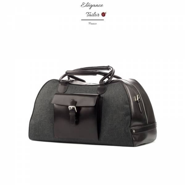 Voyage Duffle  la maroquinerie de luxe de chez Elégance Tailor Toulon vue de côté