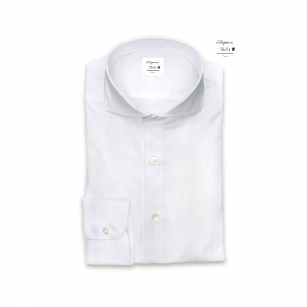 Chemise Blanche en Coton à col cassé Pack Premium  Modèle 5071