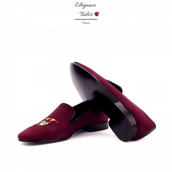 Les Canard  Pantoufles pour hommes de chez Elégance Tailor Toulon vue de face