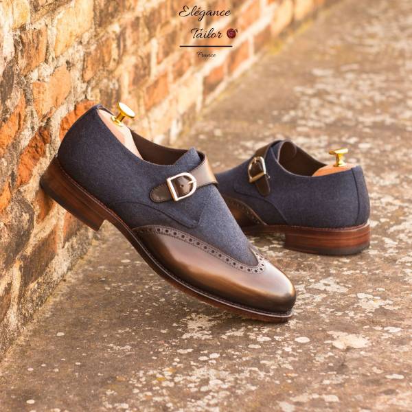 Les simple boucle Zurigo avec leur patine artisanale de chez Elégance Tailor Toulon