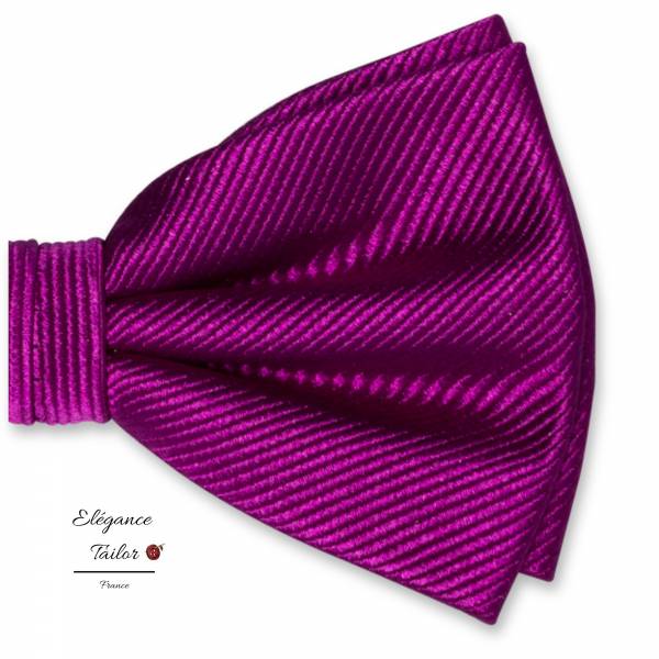 Nœud Papillon Violet en Soie de chez Elégance Tailor Toulon