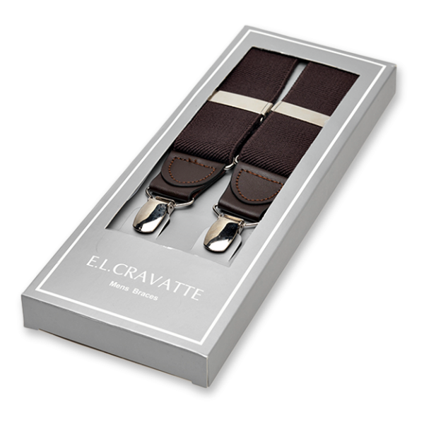 Bretelles Marron de chez Elégance Tailor Toulon