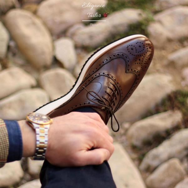 Les Full Brogue casuel de chez Elégance Tailor Toulon