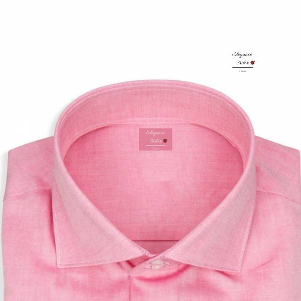 Chemise rose foncé coton Oxford Modèle 5154
